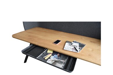 office desk with a drawer
