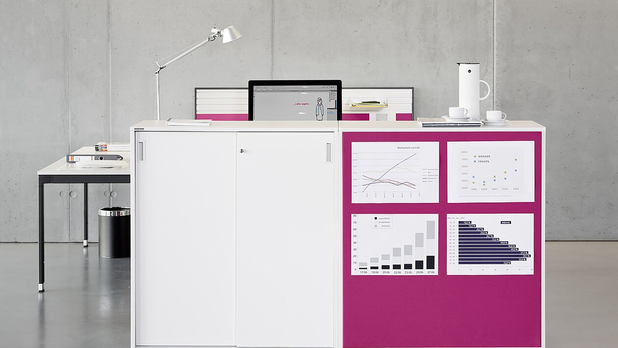 Cabinet in an modern office.