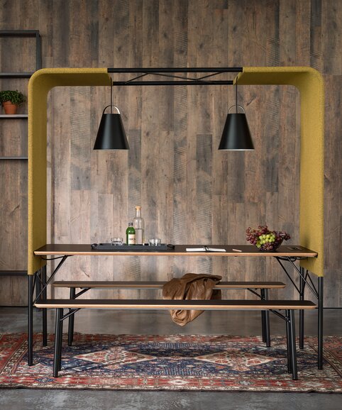 Raumsystem als Kommunikationsbereich in Mittelzonen.