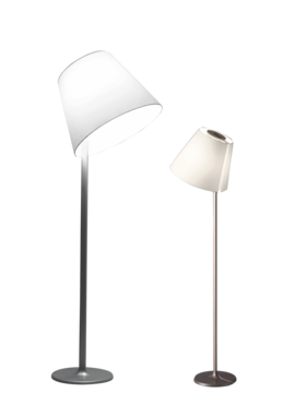 Two gray lamps.