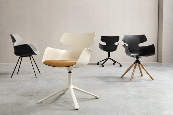 Various shell chair variants