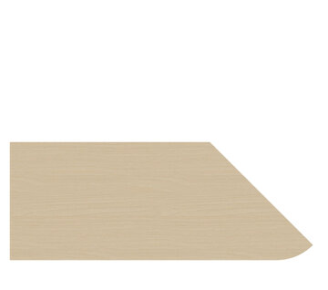 skill table_système-plateau semi-trapézoïdal plateau de table semi-trapézoïdal, vue aérienne