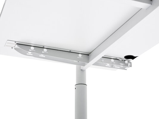Multifunction crossbar for mounting accessory panel.