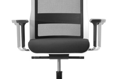 Multifuncitonal armrests with soft swivelling pads adjustable in height.