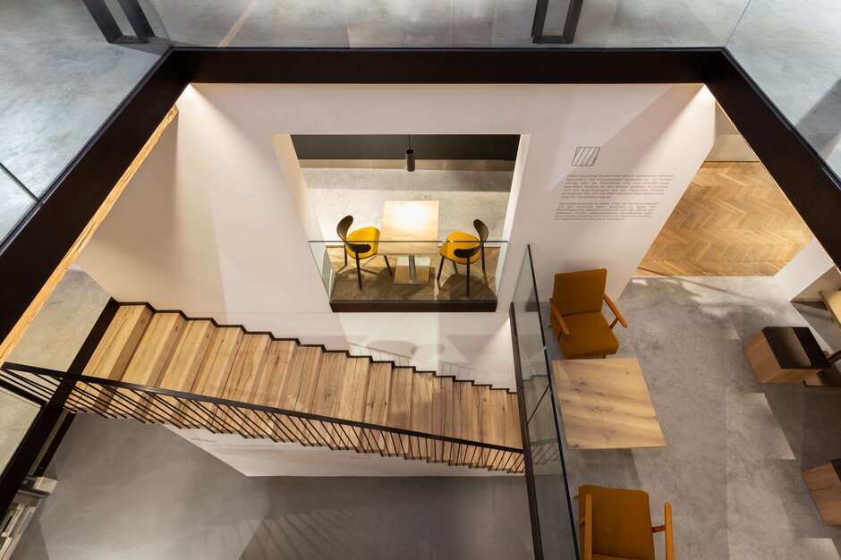 House of sustainability | © bonpart Café photographed from above. | © bonpart