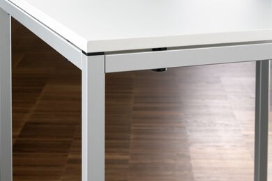 Table with square leg.