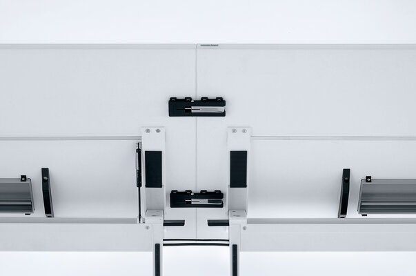 Schnellverketter des  Tischsystems im Detail