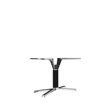 X-leg table frame.