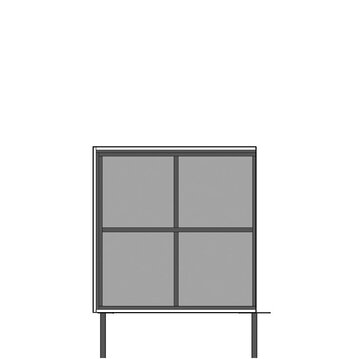 wh_locker module 2x2 links linker aanbouw lockermodule met 2x2 deuren