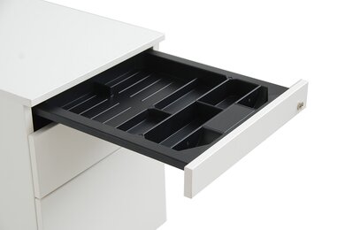 Schreibmaterialschale des Rollcontainers