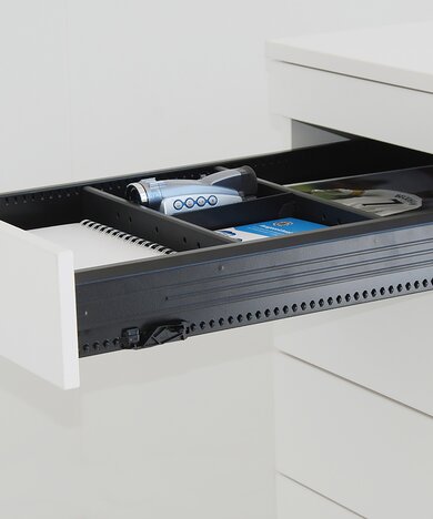 Schublade des Containers