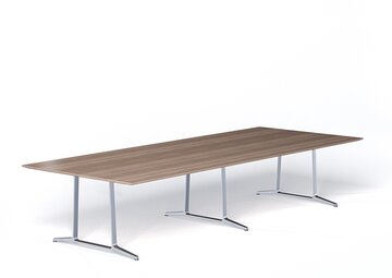 Double rectangular table.