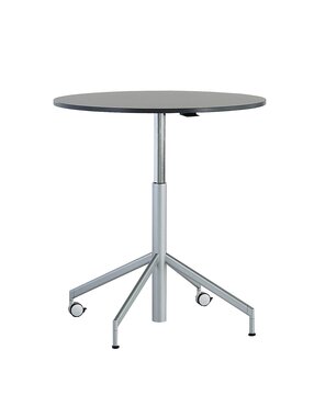 Round meeting table.