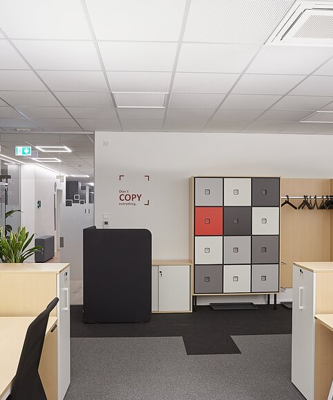 AHT | © Metcon Office with locker. | © Metcon
