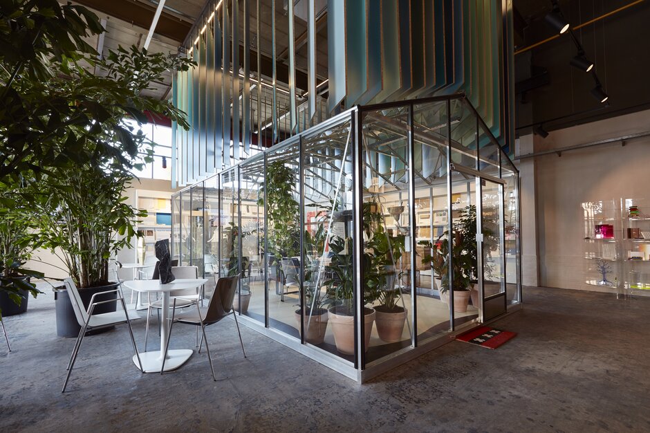Broeinest-Greenhouse | © BLINK Fotografie vergaderruimte in een tuinderskas | © BLINK Fotografie