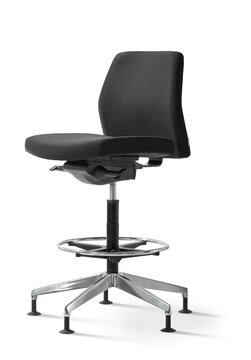 paro_2 check-out chair Black check-out chair.
