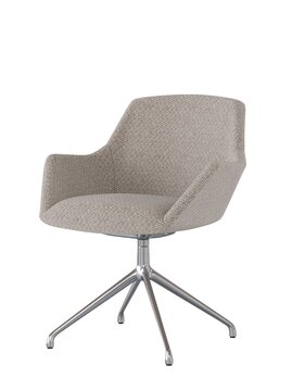 beige conferentiestoel op een spinonderstel